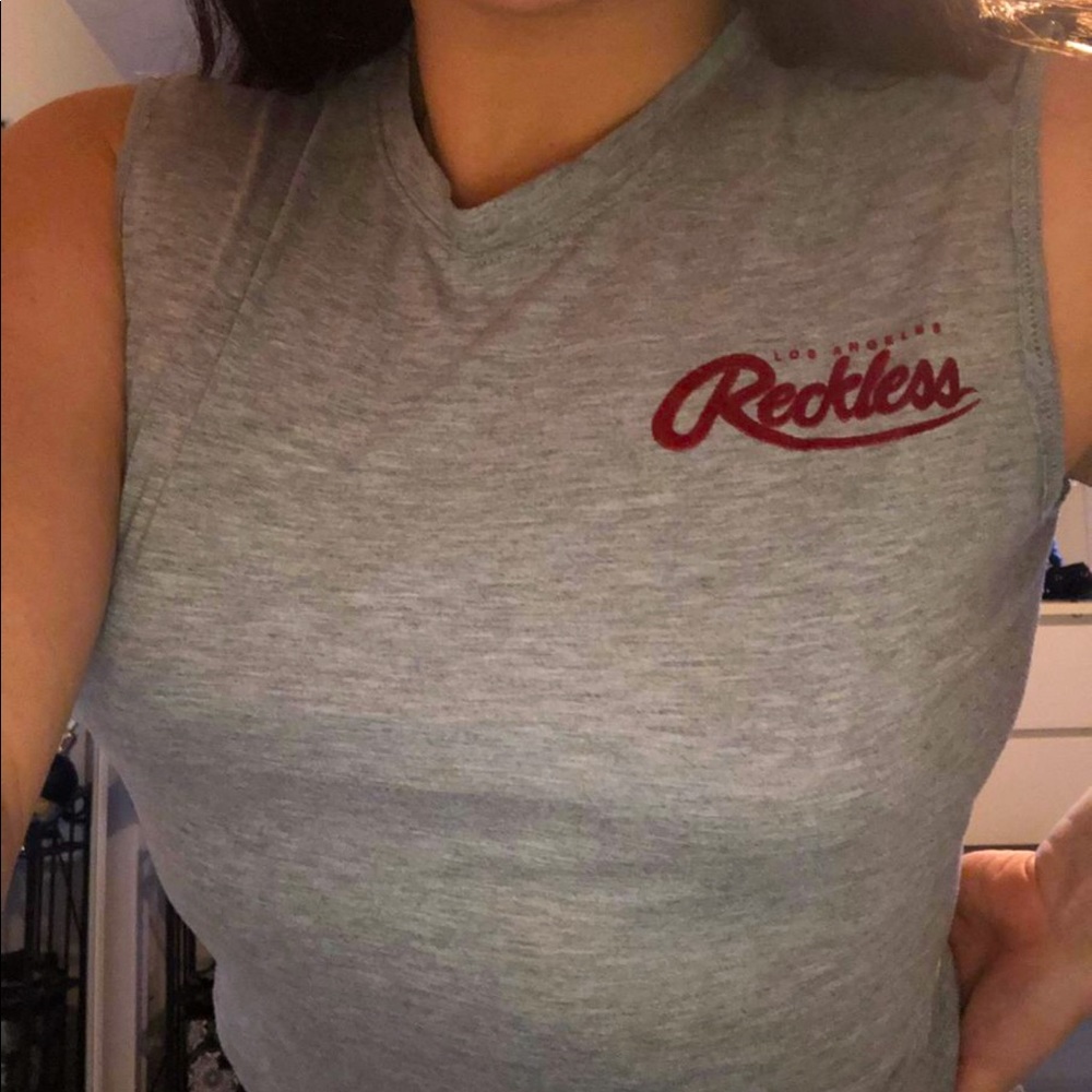 Sleeveless crop top